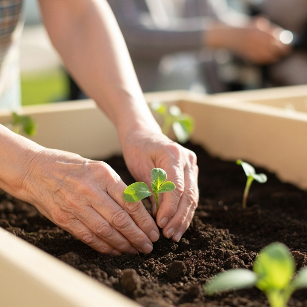 Atividades terapêuticas - jardinagem